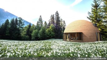 Дървена куполна къща –  домът на бъдещето!