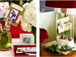 Декорация за настроение с коледни картички Коледна украса