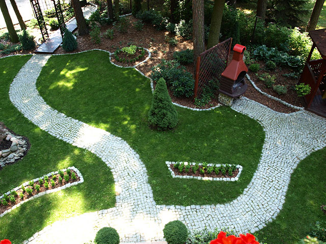 Идеи за дворове и градини в модерен стил