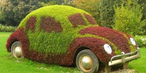 Старият автомобил “възкръсва” в градината