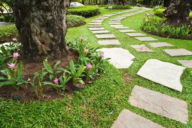 Декоративни градински пътеки